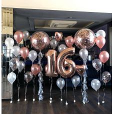 Фотозона  розовое золото