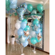 Воздушные шары на выписку мальчика Днепр