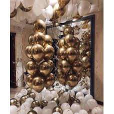 Золотисто-біла фотозона із 100 шаров