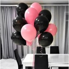 Розово-черное облако 15 шт