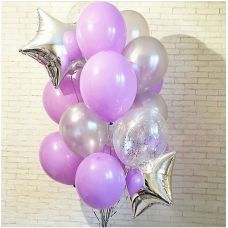 Фонтан воздушный "Сиреневый "для девушка