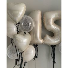 Шарики молочні з цифрами