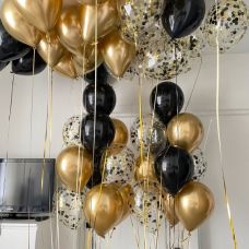 Гелиевые шарики 50 шт