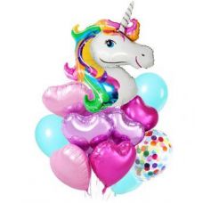 Связка шаров " Единорог"
