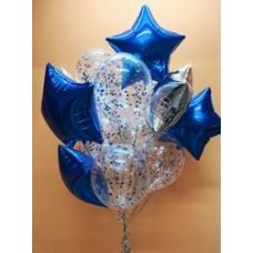 Воздушное облако из 10 шаров