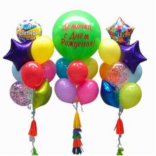 Шарики яркие на день рождения ребенка