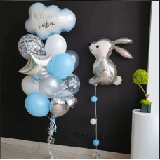 Шарики на выписку малыша