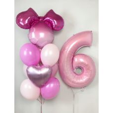 Гелиевые шарики для девочки