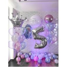 оформление комнаты шарами