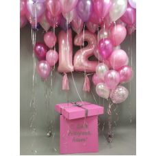 Нежно-розовое оформление для девочки