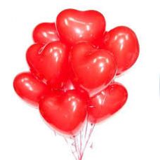 Шар сердце красное