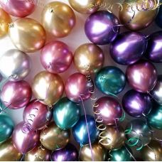 шары под потолок хром 30 шт